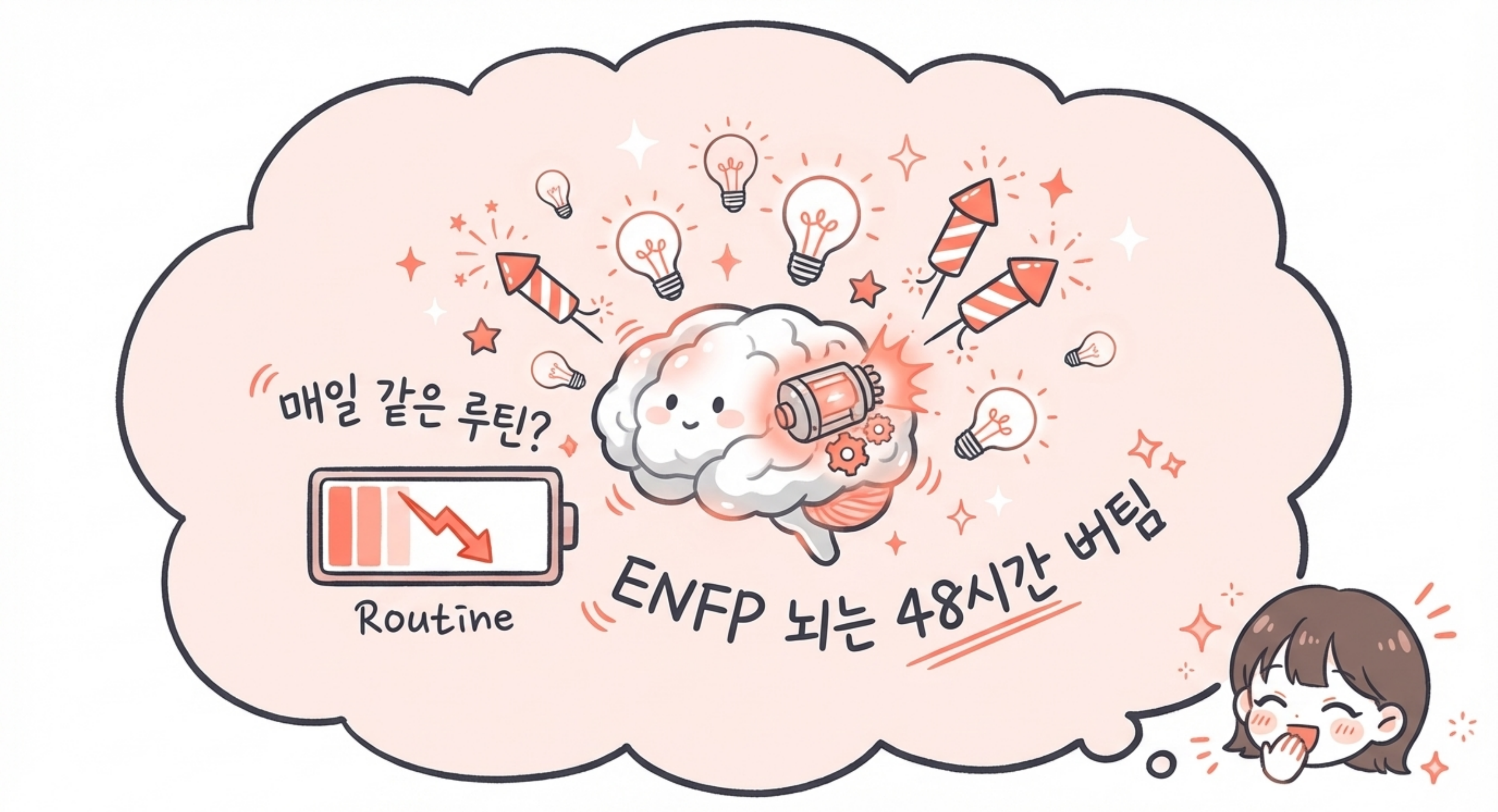 ENFP 뇌는 48시간 버팀