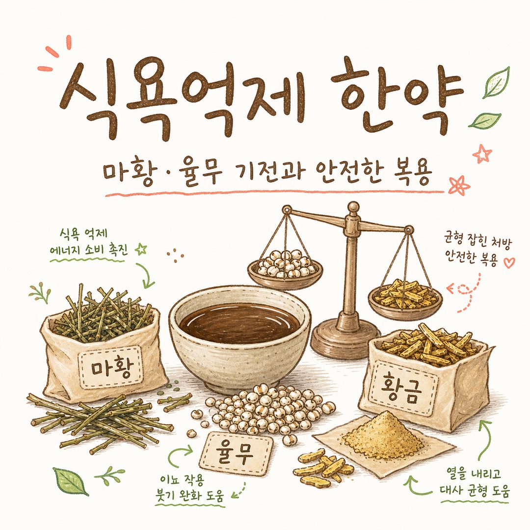 抑制食慾中藥：探究麻黃與薏苡仁的機轉及安全服用指南