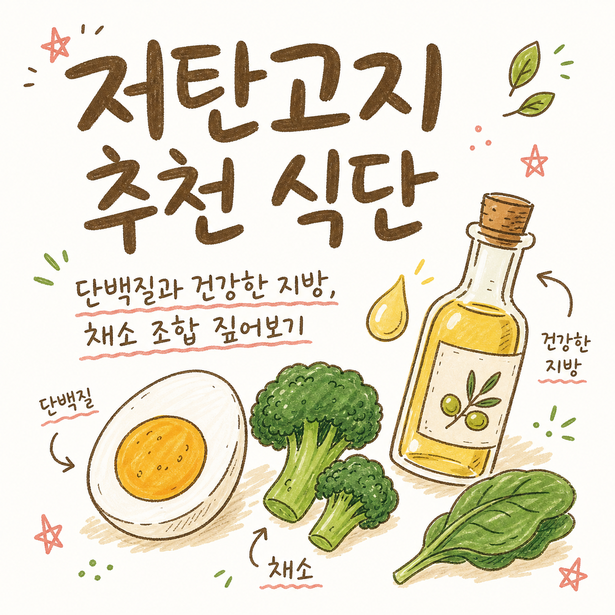 저탄고지 추천 식단 — 단백질과 건강한 지방, 채소 조합 짚어보기
