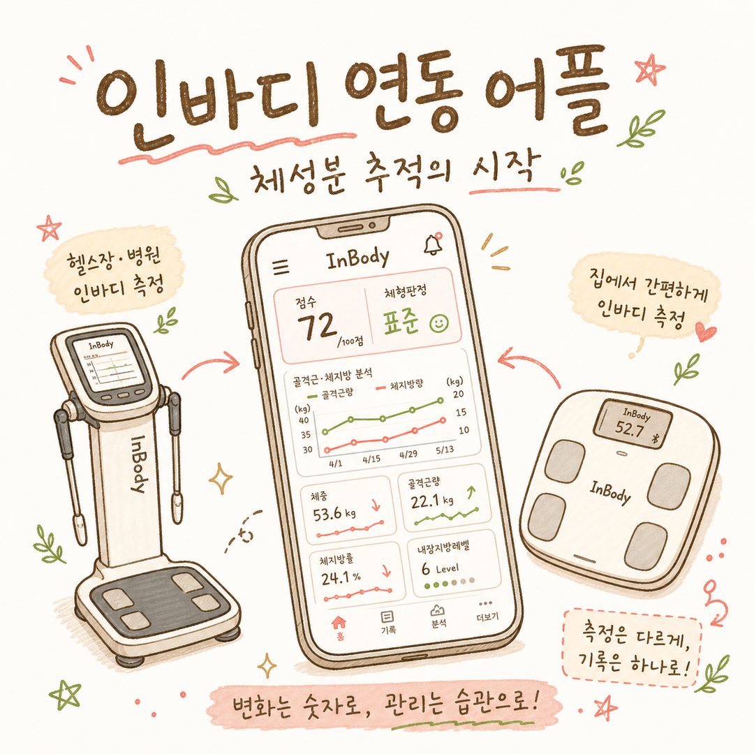인바디 연동 어플 — InBody 앱 설정과 헬스장 연동 방법 한눈에