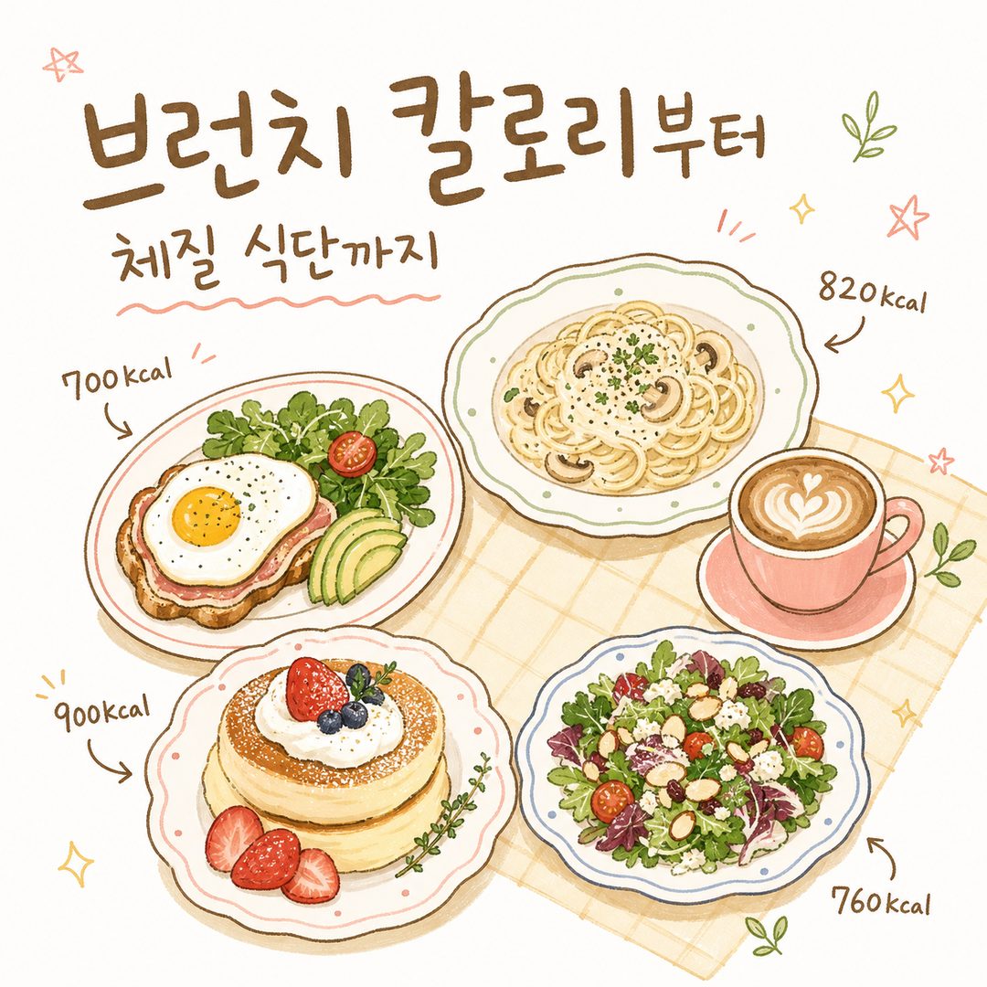 인바이트 하양 인바이트엘 — 브런치 칼로리부터 체질 식단, 외식 빈도까지