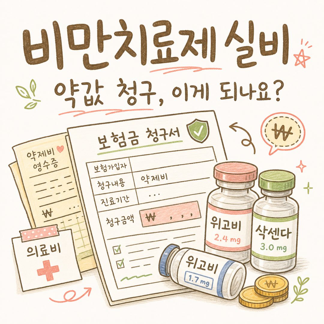 비만치료제 실비 — 위고비·삭센다부터 급여 조건, 본인부담금까지