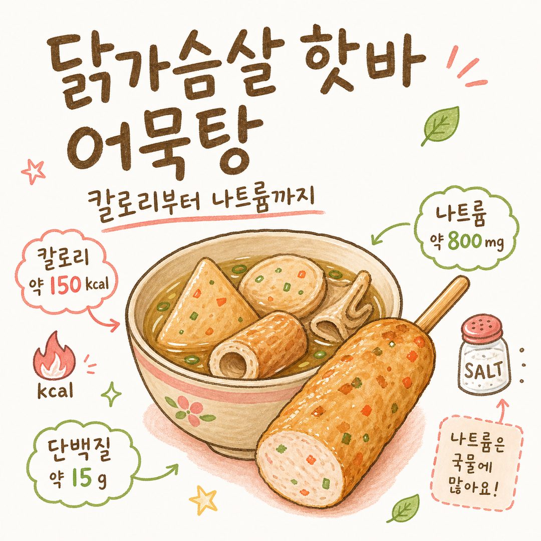 雞胸肉熱狗棒與魚板湯:從熱量、蛋白質到鈉含量的減重解析
