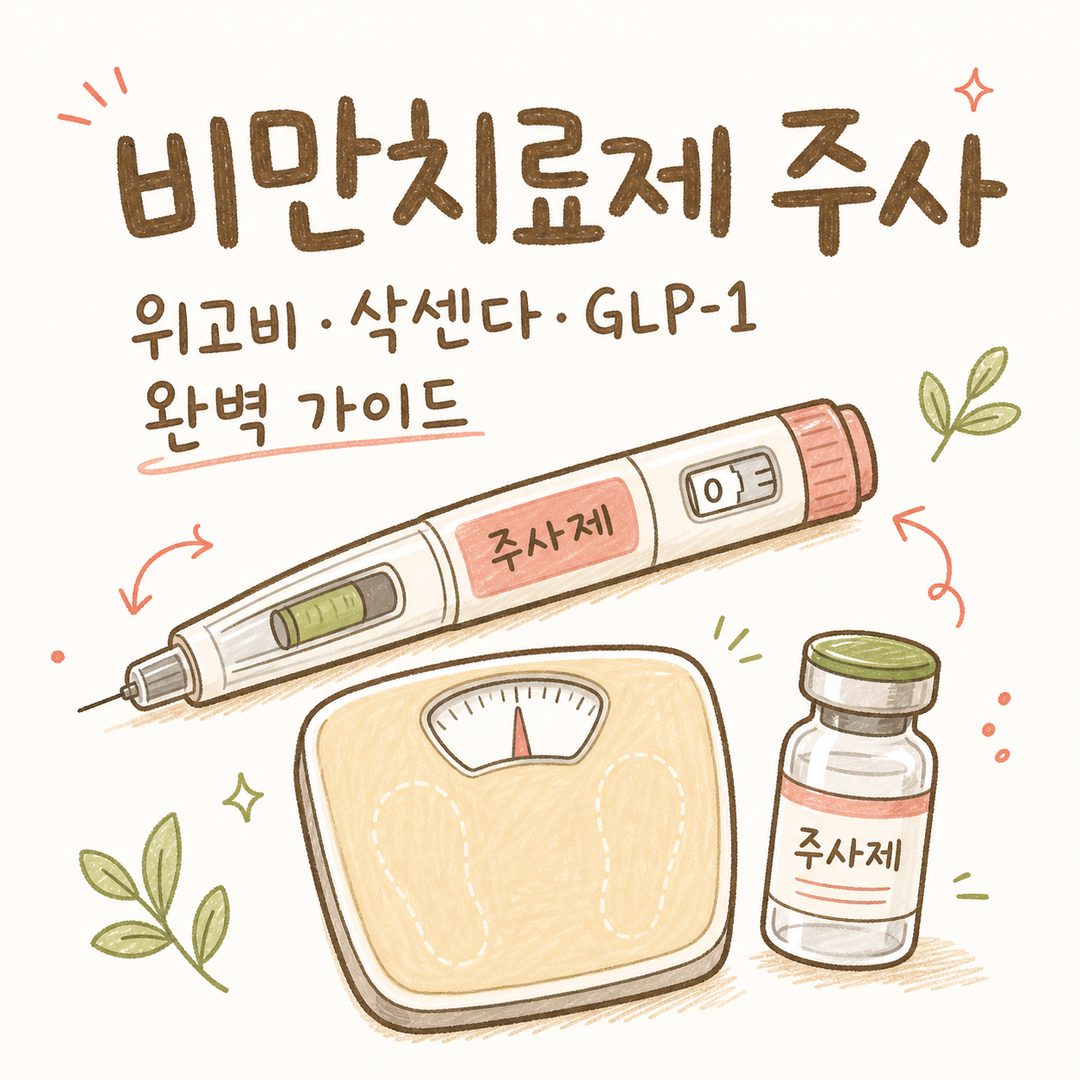 비만치료제 주사 비만클리닉 — 위고비와 삭센다, GLP-1까지
