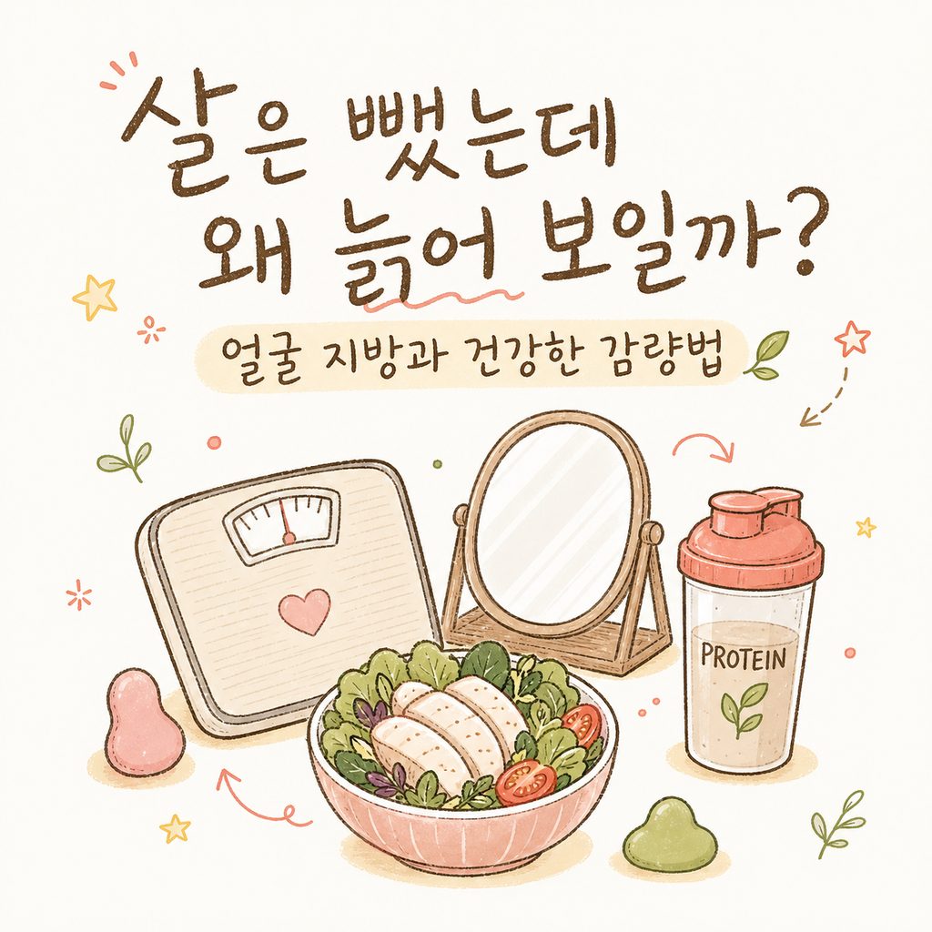 감량 다이어트 얼굴 — 얼굴 지방과 감량 속도, 단백질 섭취 짚어보기