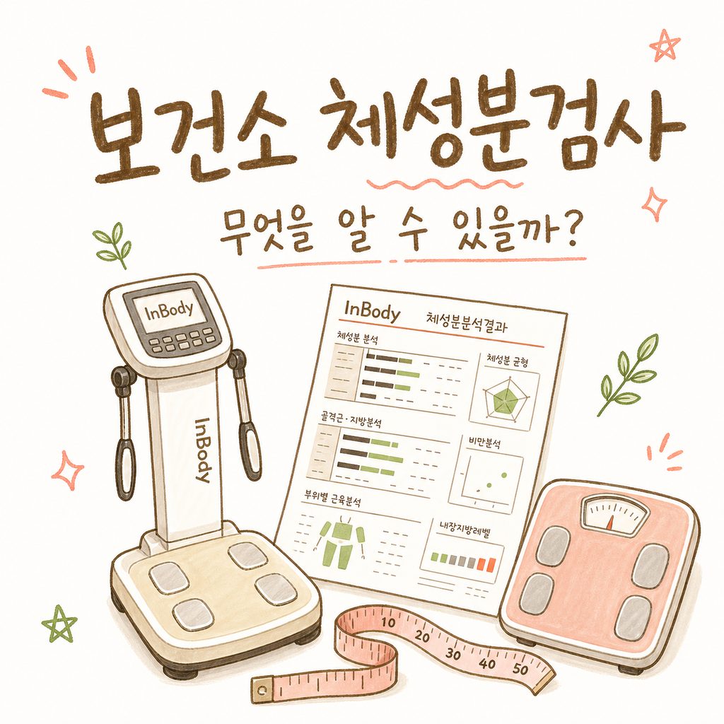 체성분검사 보건소 항목 — 근육량부터 체지방률, BMI까지