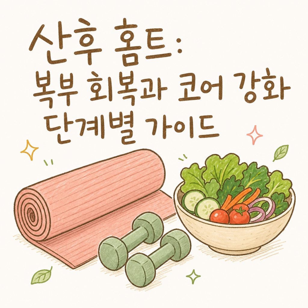 다이어트 산후 홈트 — 복부 회복과 코어 강화, 단계별 운동 짚어보기
