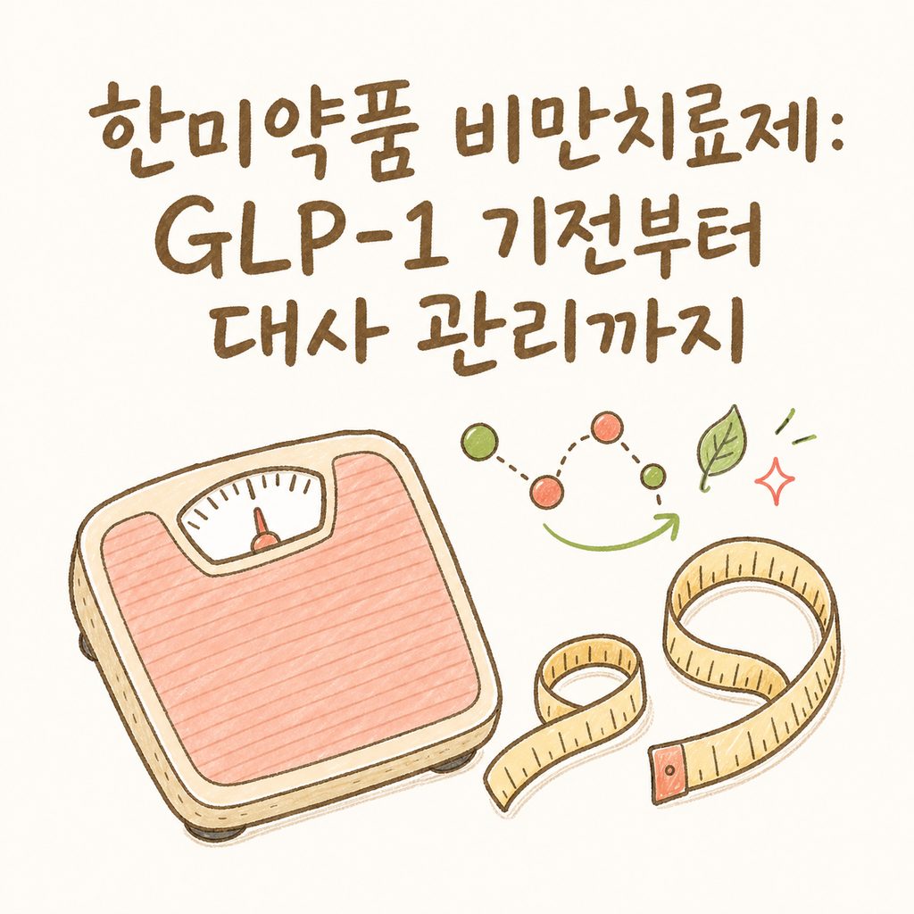 한미약품 비만치료제 — GLP-1 기전부터 체중 감량 수치, 대사 관리까지
