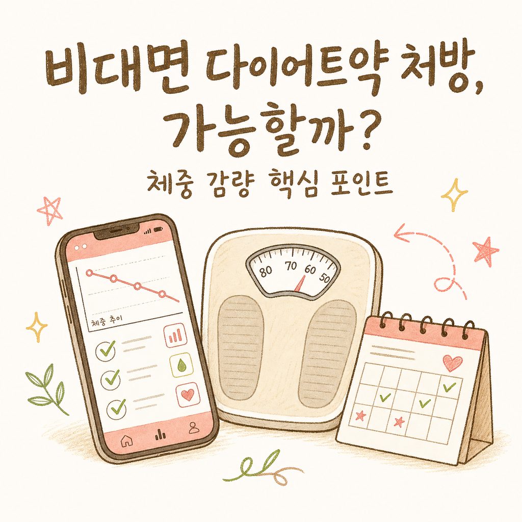 비대면 다이어트약 처방 — 진료 가능 여부와 체중 감량 포인트 짚어보기