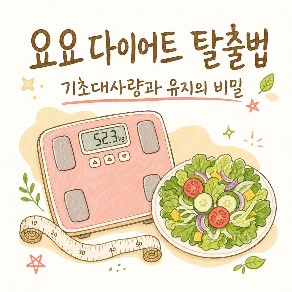 요요 다이어트 — 기초대사량부터 체중 유지, 식습관 관리까지