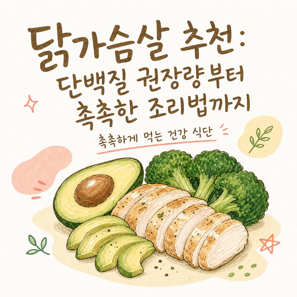 닭가슴살추천 — 단백질 권장량과 조리법, 식단 조합 짚어보기