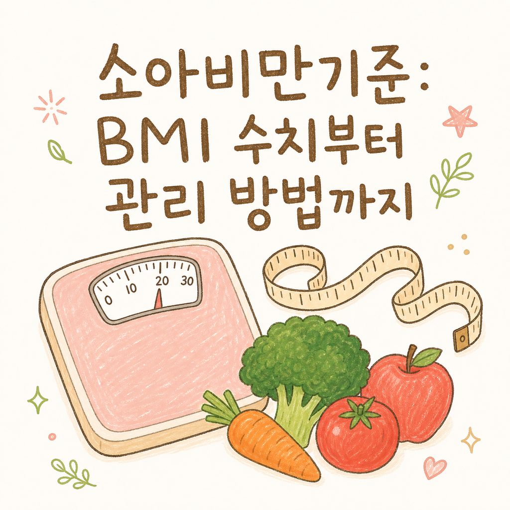 소아비만기준 — BMI 수치부터 성인비만 위험, 관리 방법까지