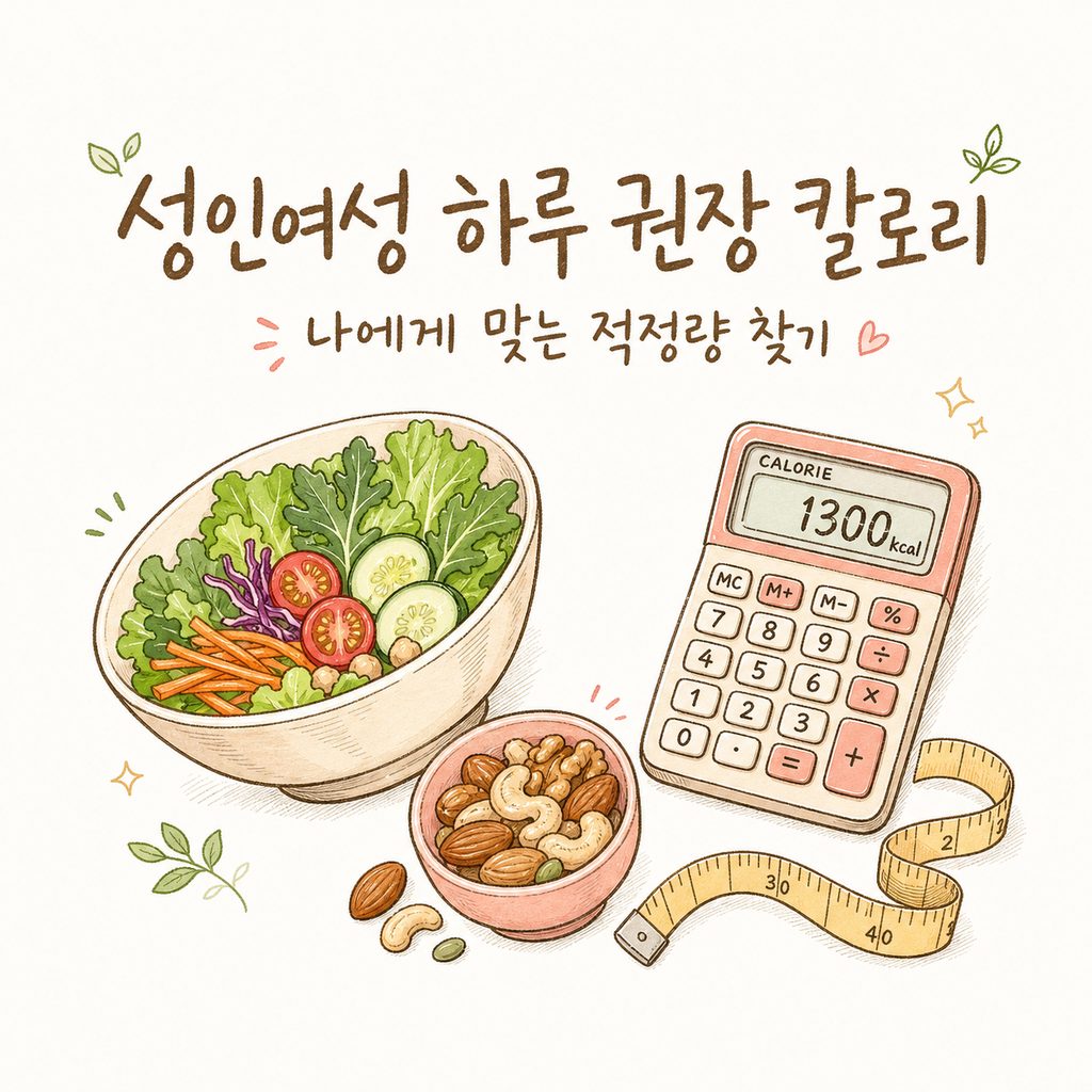 성인여성 하루 칼로리 — 권장 칼로리부터 활동 수준, 식단 대체까지