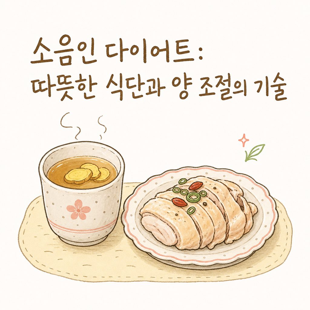 소음인 다이어트 — 따뜻한 식단과 양 조절, 체질 관리 짚어보기