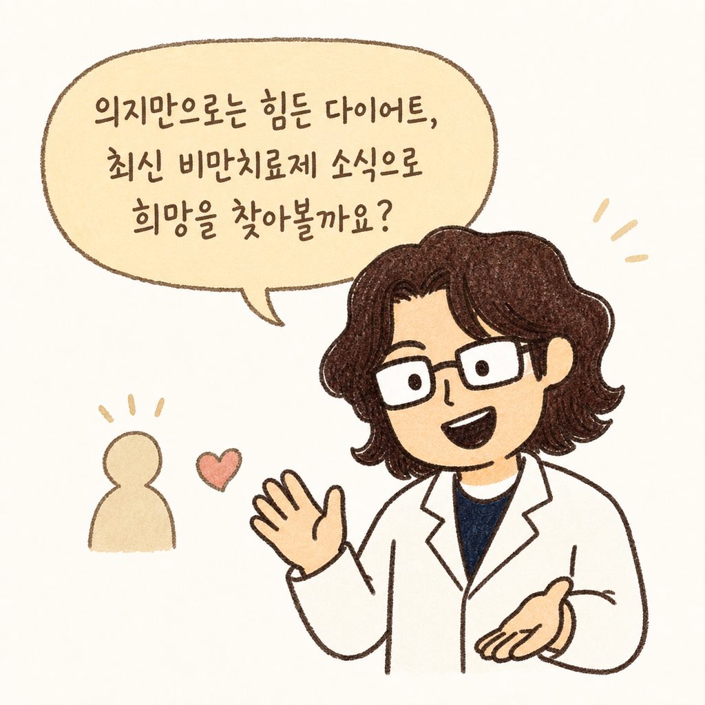 친절한 인상의 한의사 캐릭터가 진료실에서 환자를 맞이하며 부드럽게 인사하는 모습