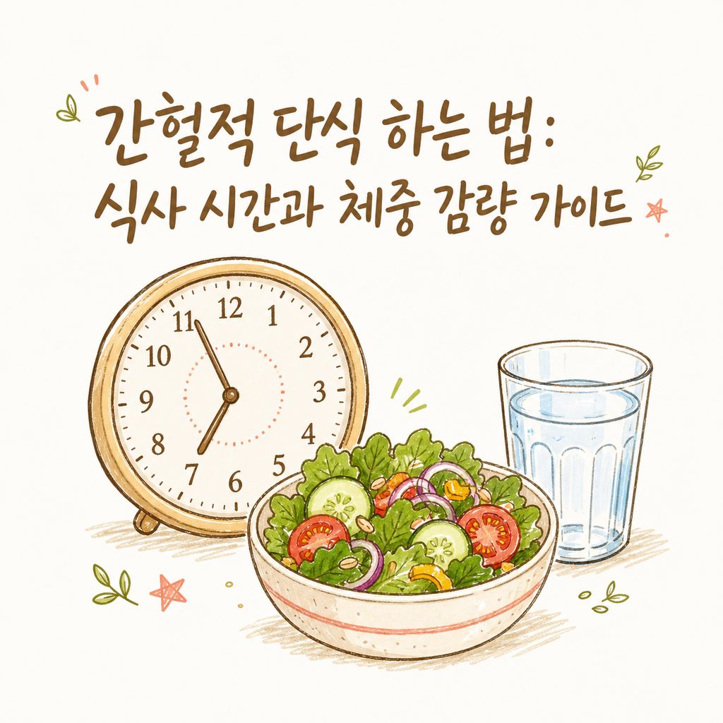 간헐적 단식 하는 법 — 식사 시간과 체중 감량, 단식 방법 짚어보기