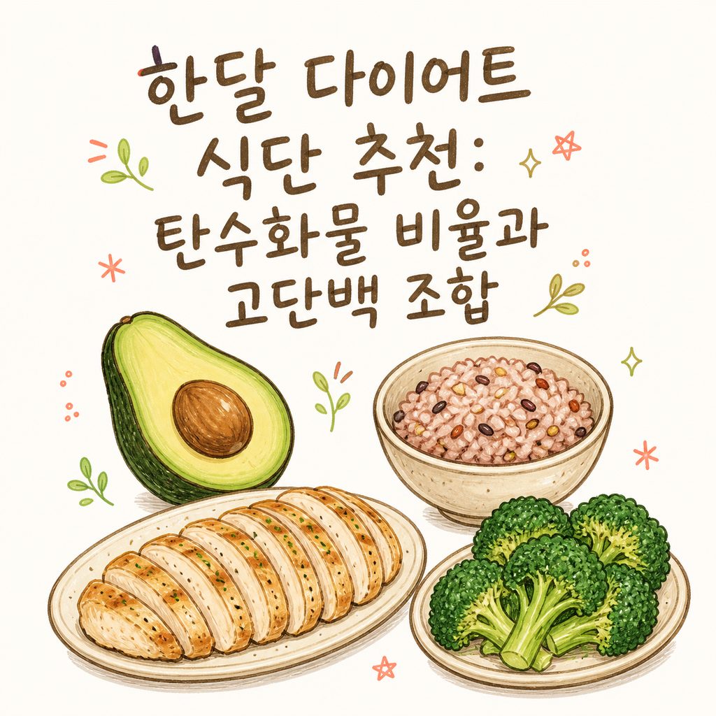 一个月减肥饮食推荐——碳水比例与高蛋白组合详解