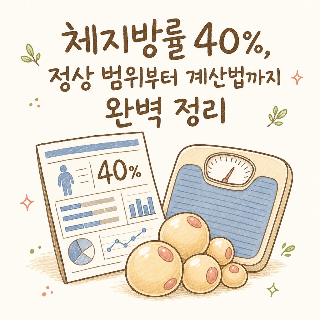 체지방률 40 — 정상 범위부터 계산법, 관리 기준까지