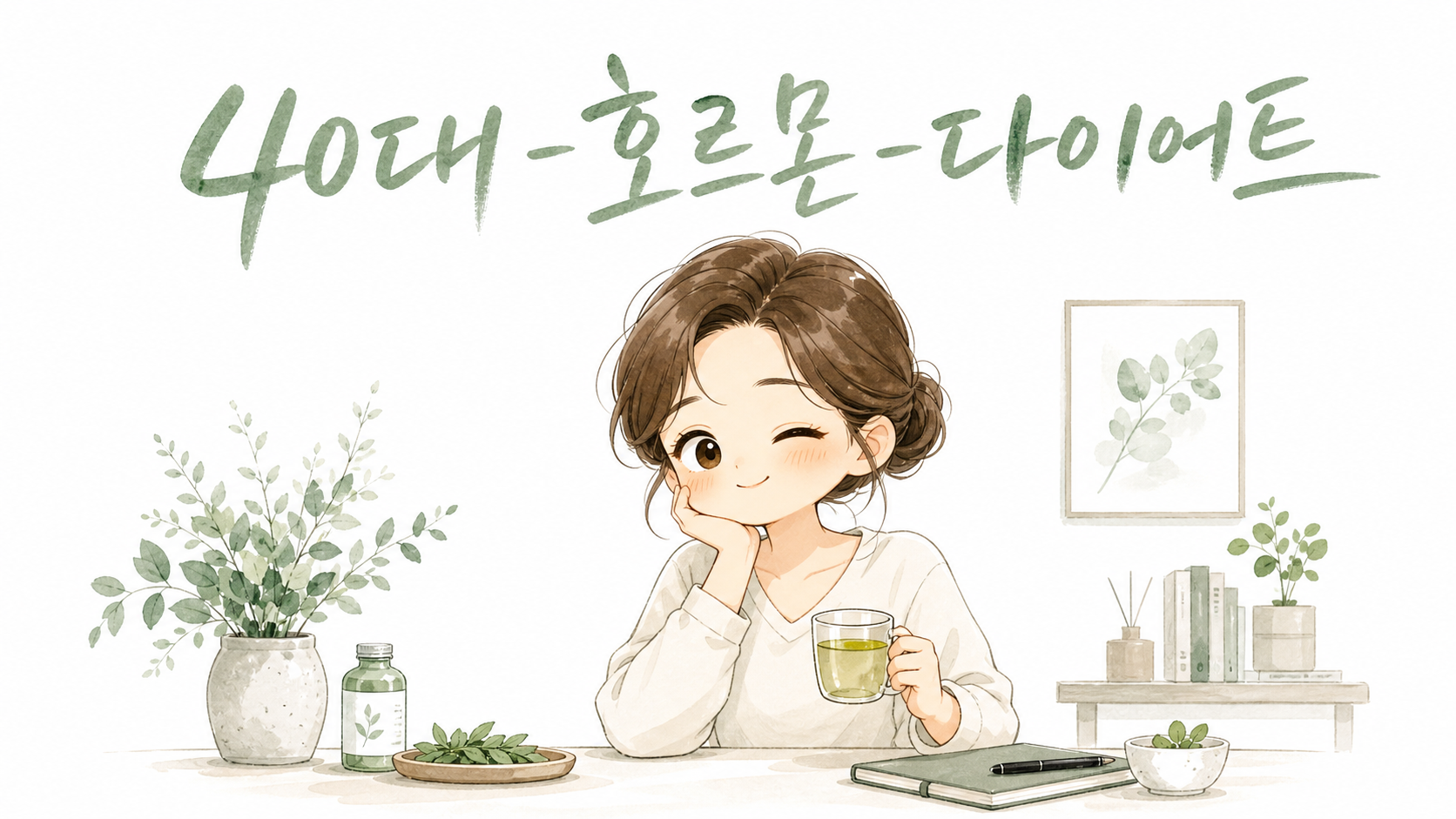 40대 호르몬 다이어트 — 왜 적게 먹어도 살이 안 빠질까?