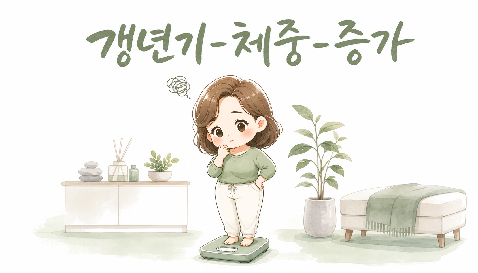 갱년기 체중 증가 — 호르몬의 변화와 한의학적 대사 정체의 연결 고리