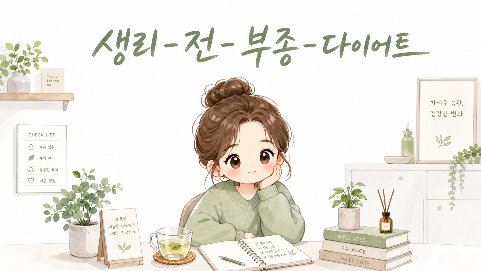 생리 전 부종 다이어트 — 가짜 살에 속지 않고 호르몬 사이클을 타는 법