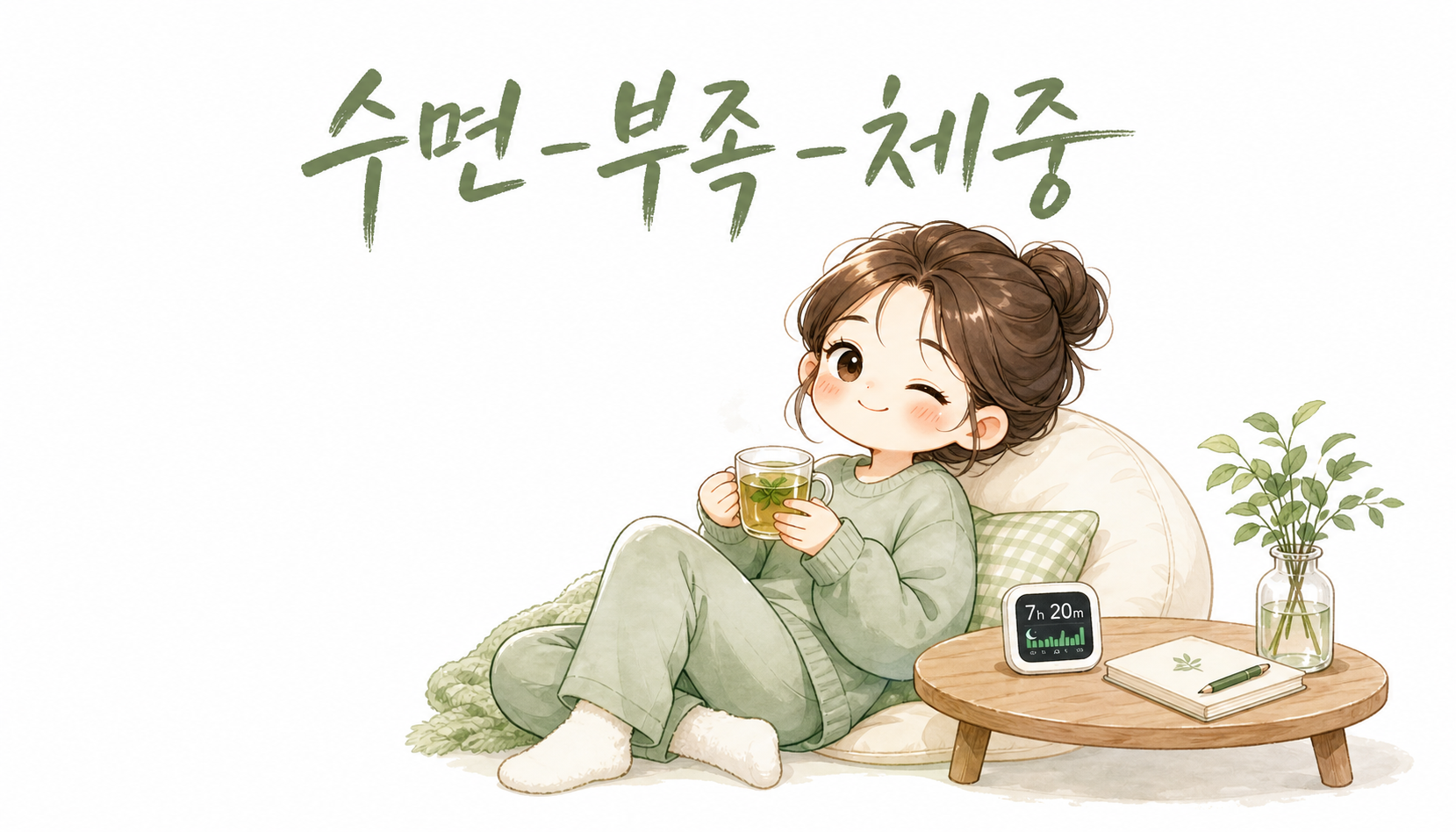 수면 부족 체중 — 잠 못 자면 왜 살이 찌고 식욕이 폭발할까?