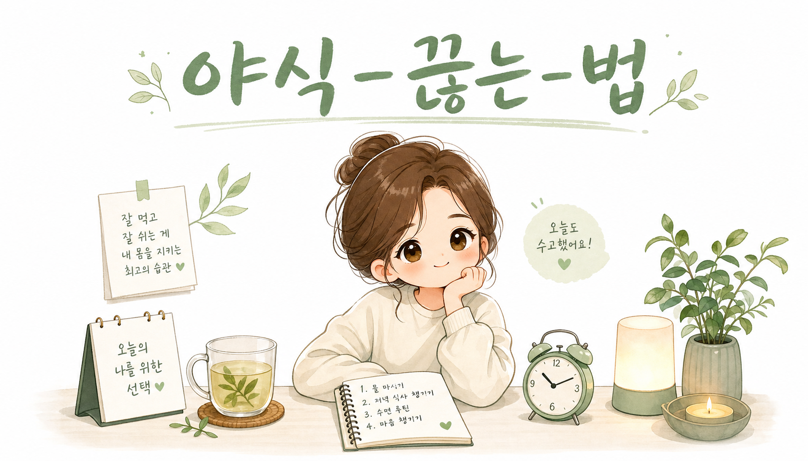 야식 끊는 법 — 혈당 스파이크와 수면 리듬을 바로잡는 전략
