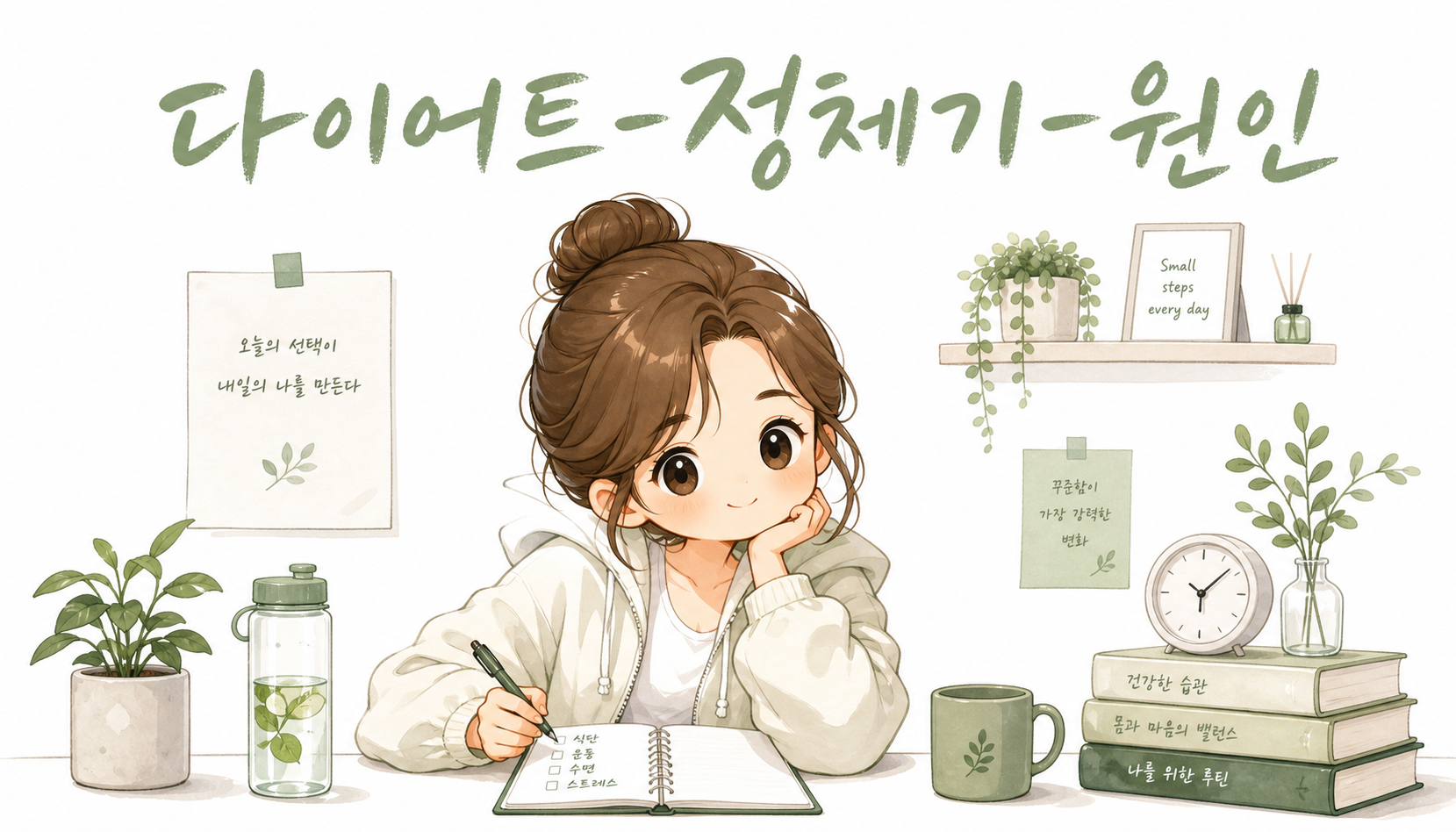 다이어트 정체기 원인 — 덜 먹어도 안 빠지는 몸의 신호와 대사 회복법
