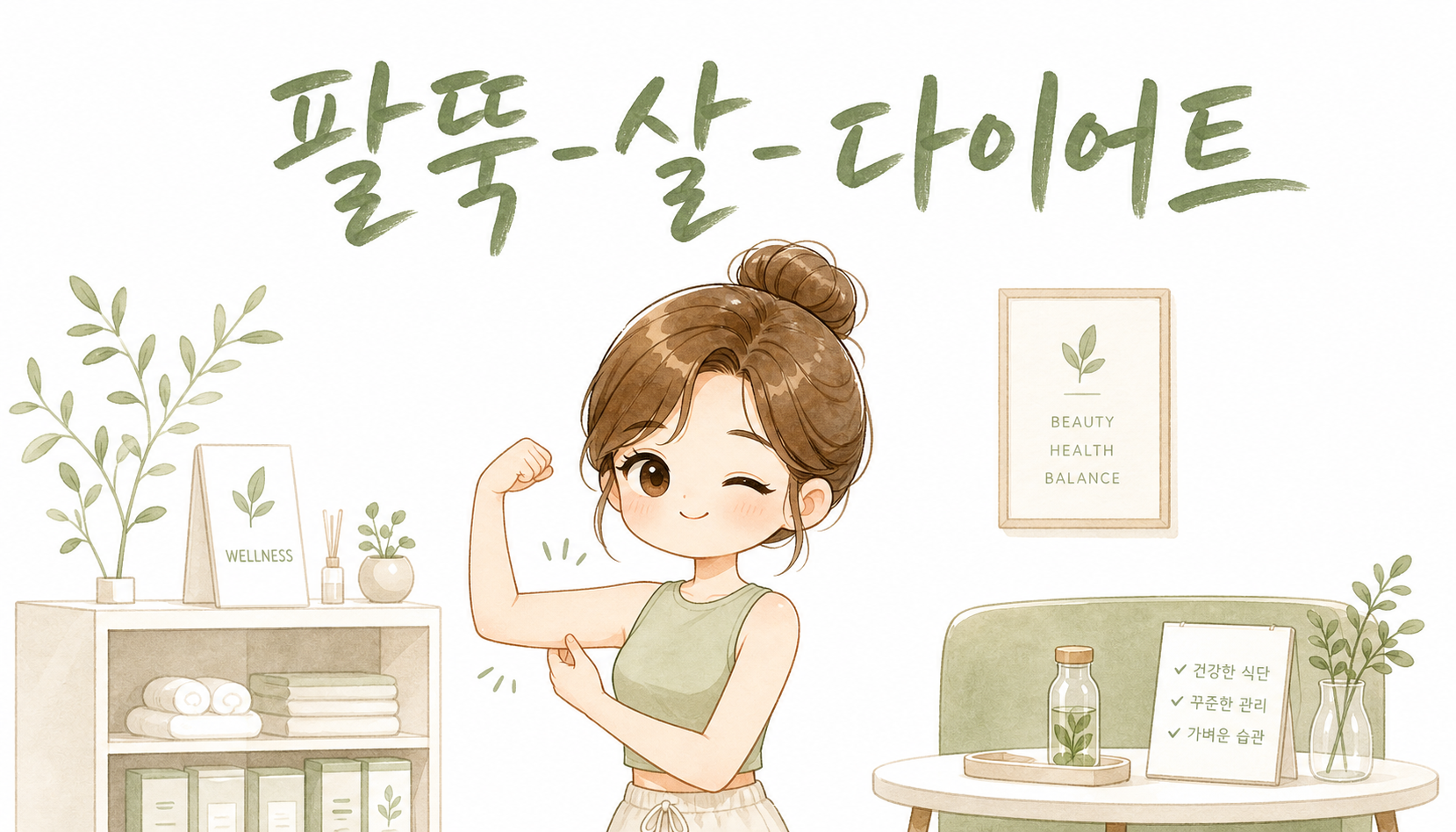팔뚝 살 다이어트, 왜 유독 이 부위만 안 빠질까요?