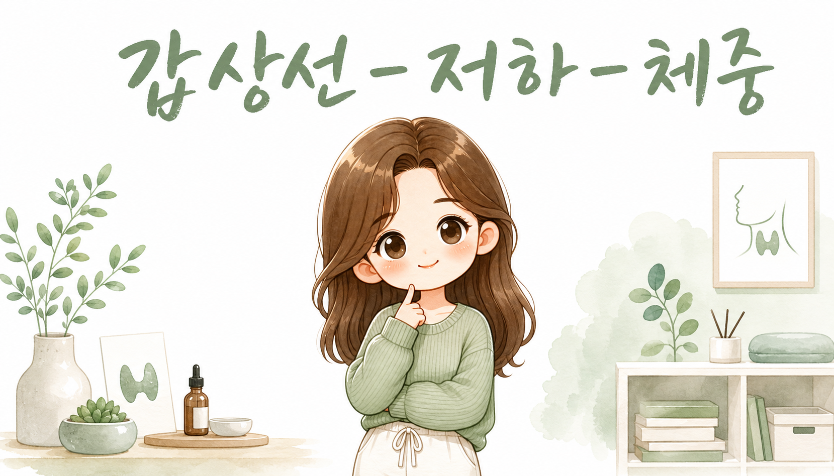 갑상선 저하 체중 — 덜 먹어도 살이 찌는 대사의 비밀과 한의학적 해법