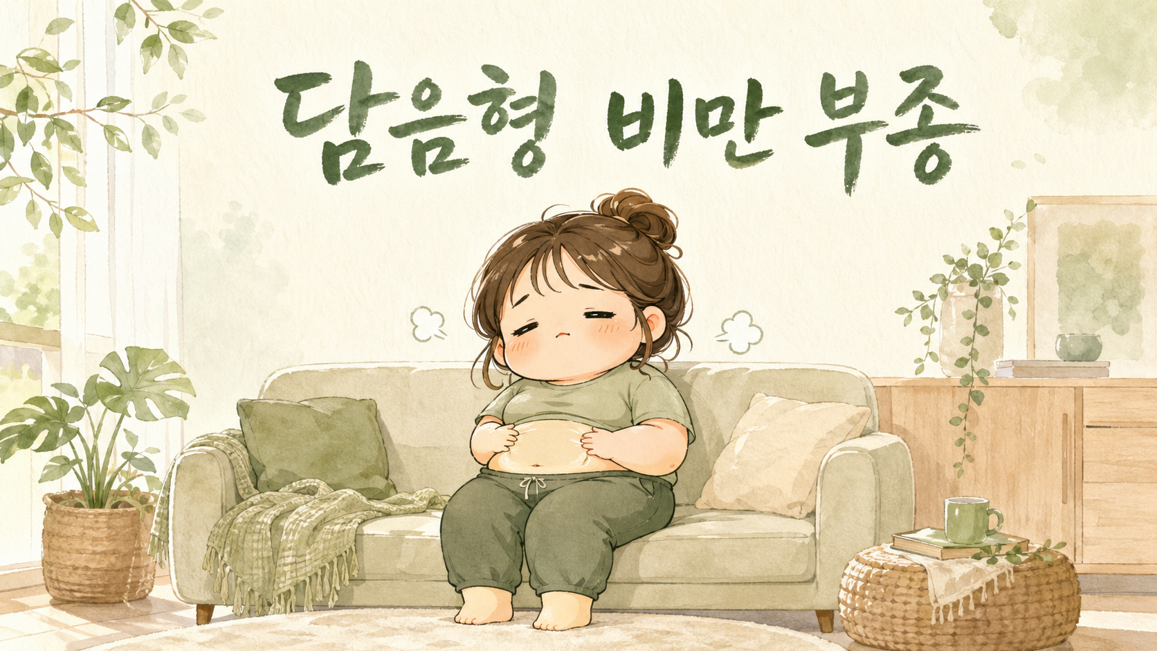 담음형 비만 부종