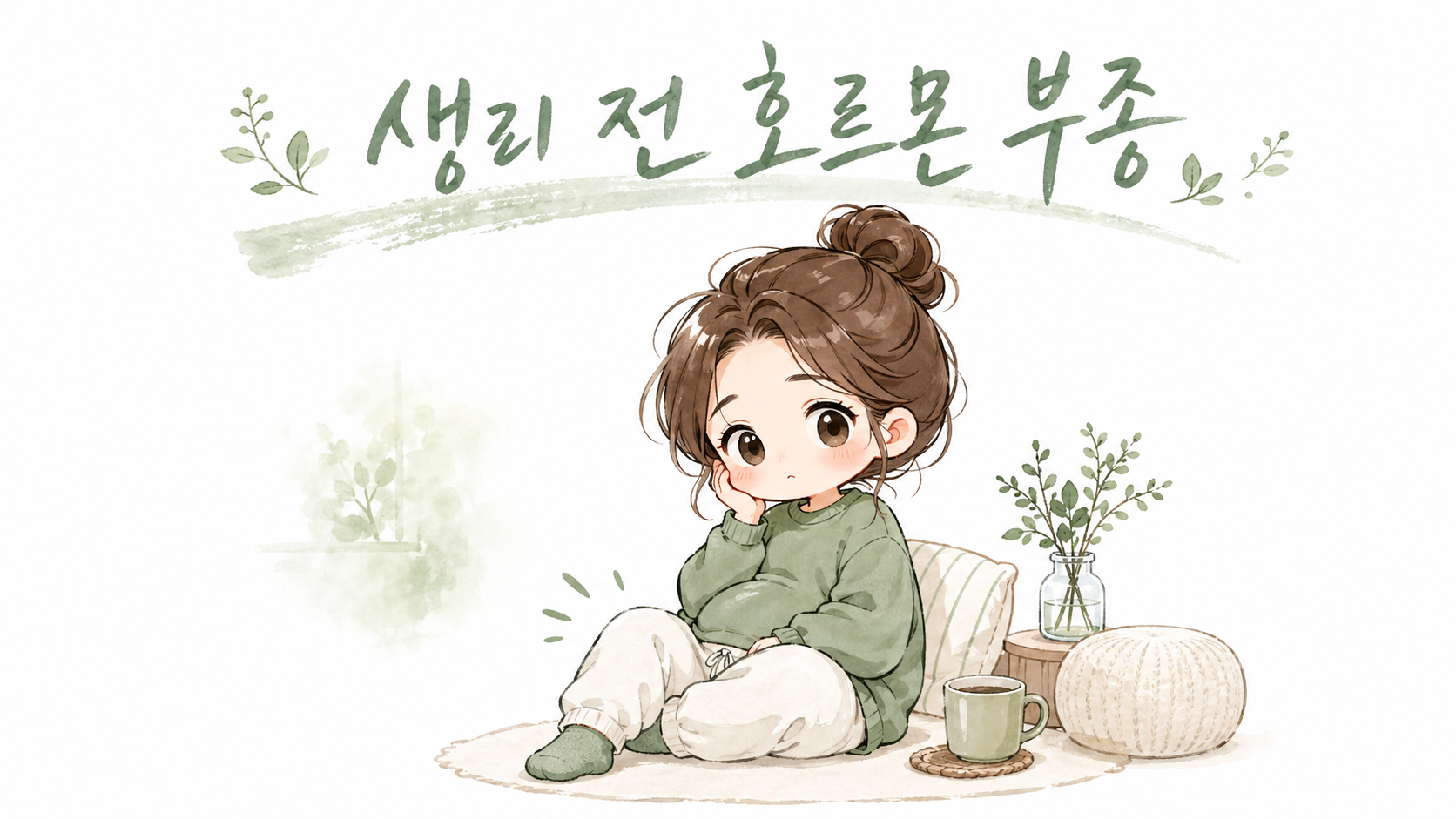 생리 전 2kg 증가 — 호르몬과 부종의 한의학적 이해