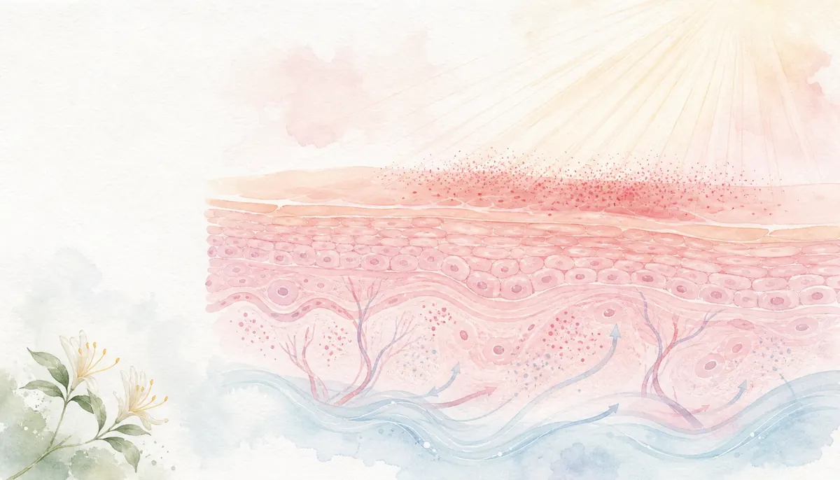 햇빛 알레르기 한방 치료 — 피부 열대사 및 면역 조절 이미지