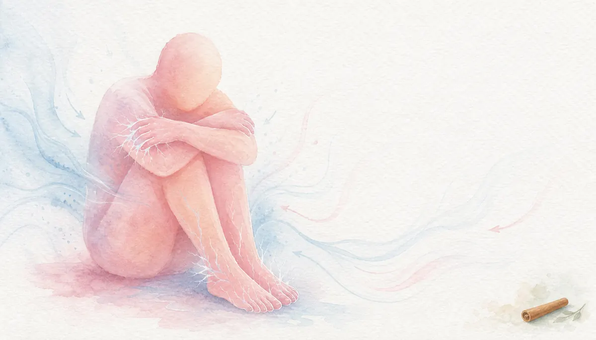 추위를 심하게 느끼는 장면과 갑상선·빈혈·영양·약물 원인을 확인하는 진료