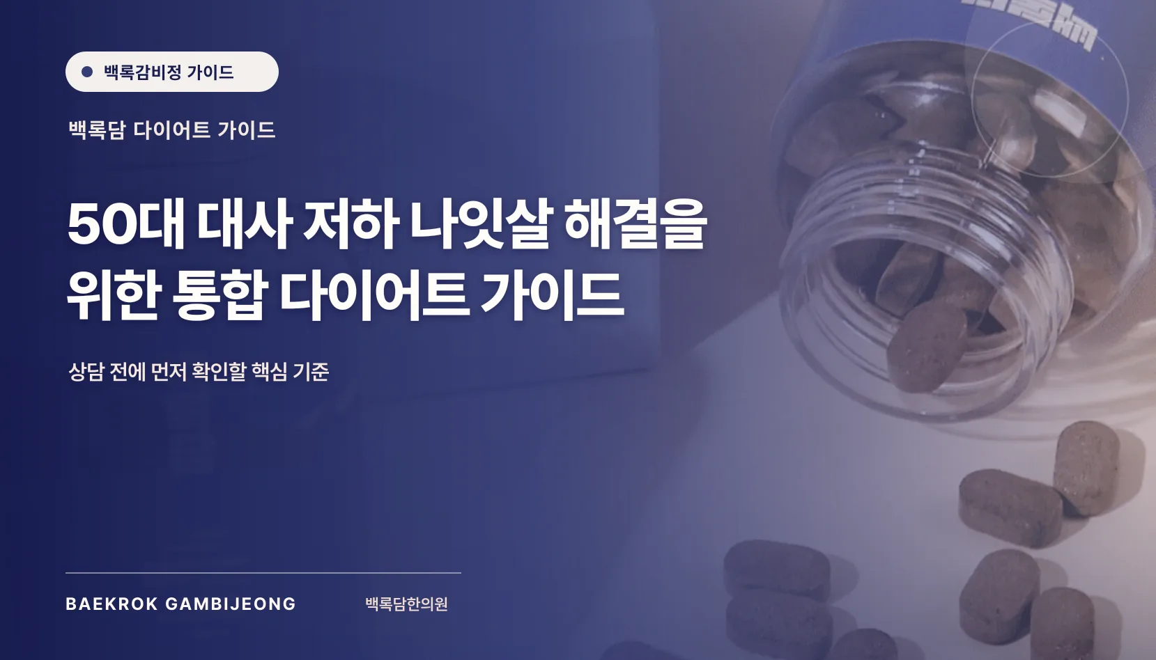 50대 대사 저하 맞춤 식단 및 운동 통합 가이드: 시작 자세와 강도 조절