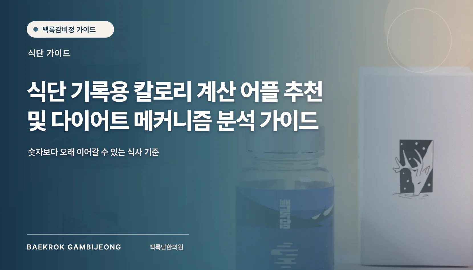 식단 기록을 돕는 칼로리 계산 어플 추천 및 비교 가이드