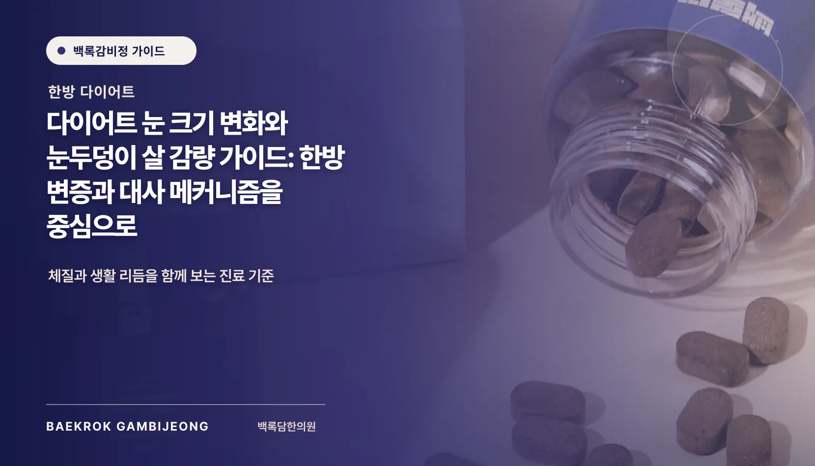 다이어트 시 눈 크기 변화와 눈두덩이 살: 실제 변화의 범위와 판단 기준