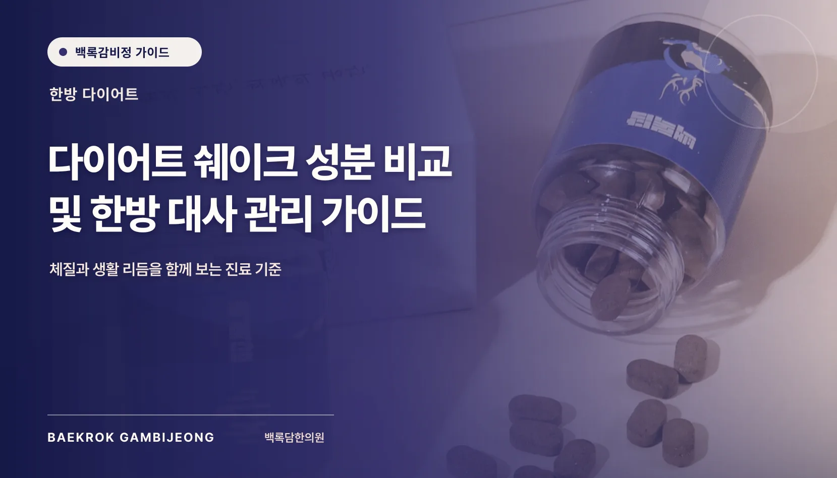 다이어트 쉐이크 종류 및 성분 비교 가이드: 같은 기준으로 따지는 법