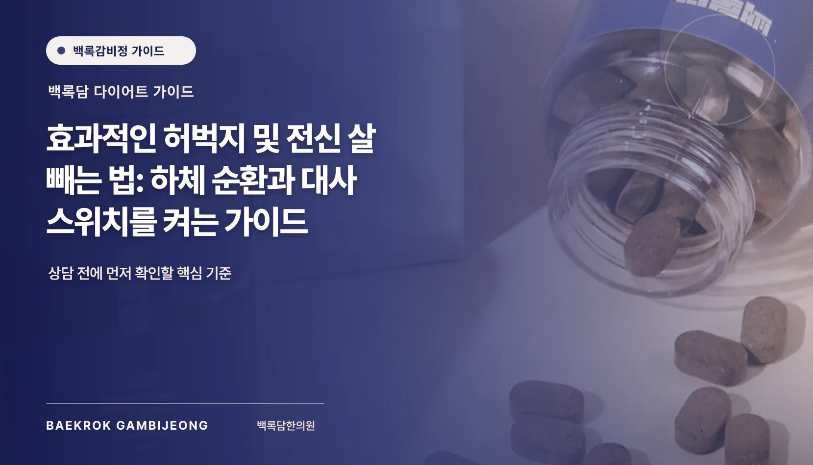 효과적인 허벅지 및 전신 살 빼는 법: 하체 순환과 대사 적응을 이해하는 가이드