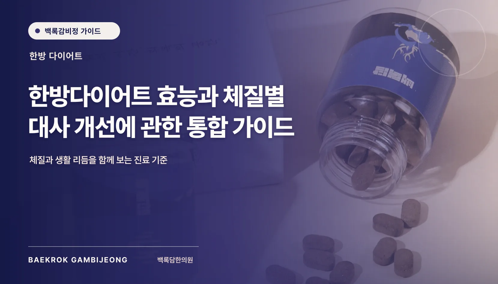 한방다이어트 한방다이어트효능 한방다이어트침, 한방다이어트의 개념과 체질별 대사 개선 접근법