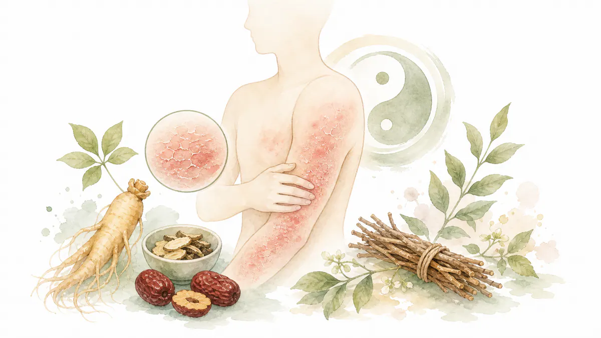 만성습진 진료 안내, 피부 상태와 가려움·수면 변화를 함께 살피는 이미지