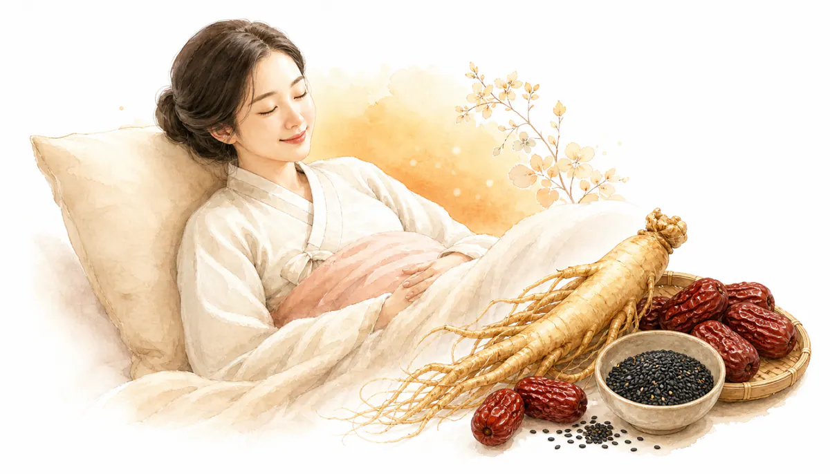 유산 후 조리 한방 치료 — 유산 후 자궁 회복 및 기혈 보충 이미지